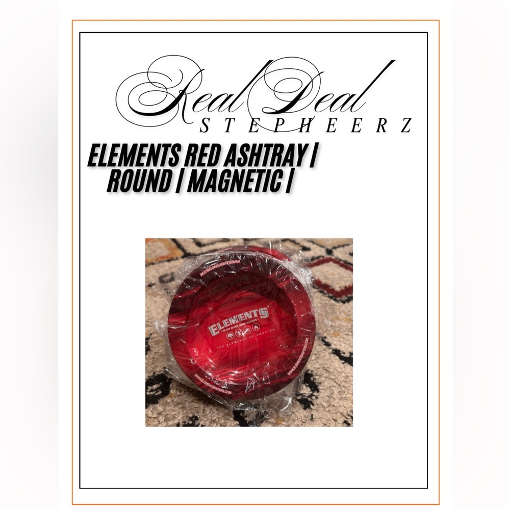 Element Vibrant Red Magnetic Ashtray